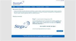 Desktop Screenshot of dacersoft.com