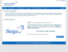 Tablet Screenshot of dacersoft.com